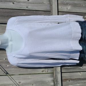 Lightweight White Sweater by Ann Taylor Loft